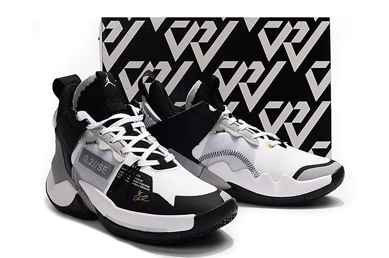 2019 Men Jordan Why Not Zer0.2 Black White Grey Shoes